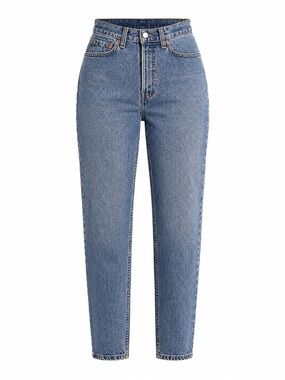 Vintage Levi's 521 High Rise Tapered Jeans Blue 8 Petite Mom Denim
